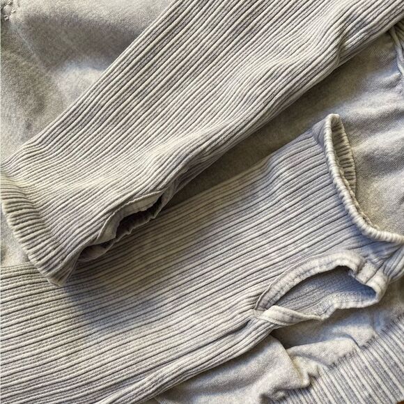 NWOT Free People Good Karma Hi Neck Layer Long Sleeve Top -Black Size Med/Large - Picture 8 of 11